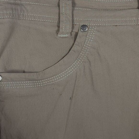 Kuhl Women’s Vintage Patimadye US8 Khaki Stretch Outdoor Hiking Cargo Shorts - Picture 10 of 10